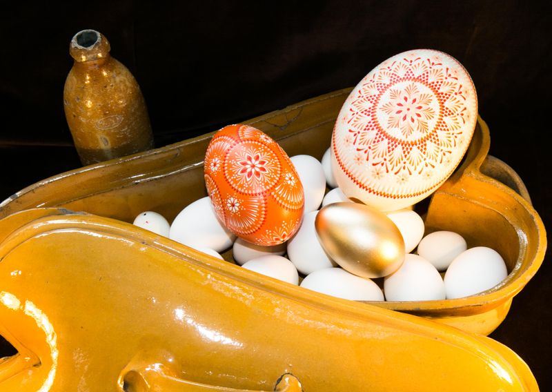 Sorbische Ostereier im Museum des Landkreises OSL